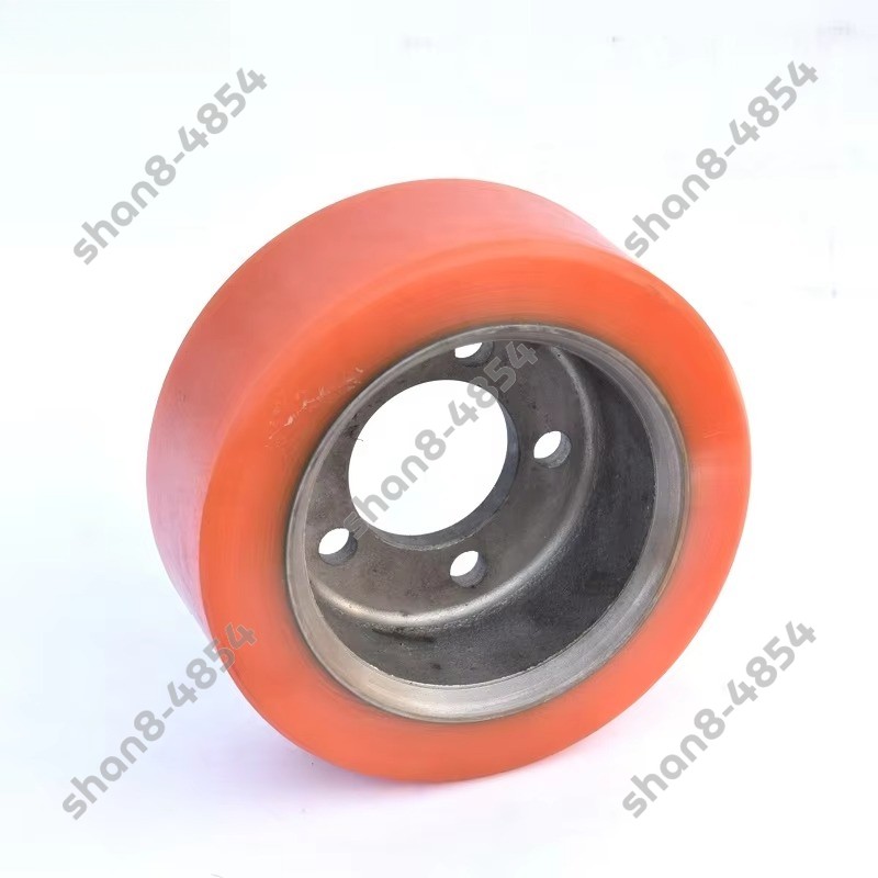 5 Holes 254x102mm Pu Wheels ID 80mm for Linde E10 Electric Pallet Truck