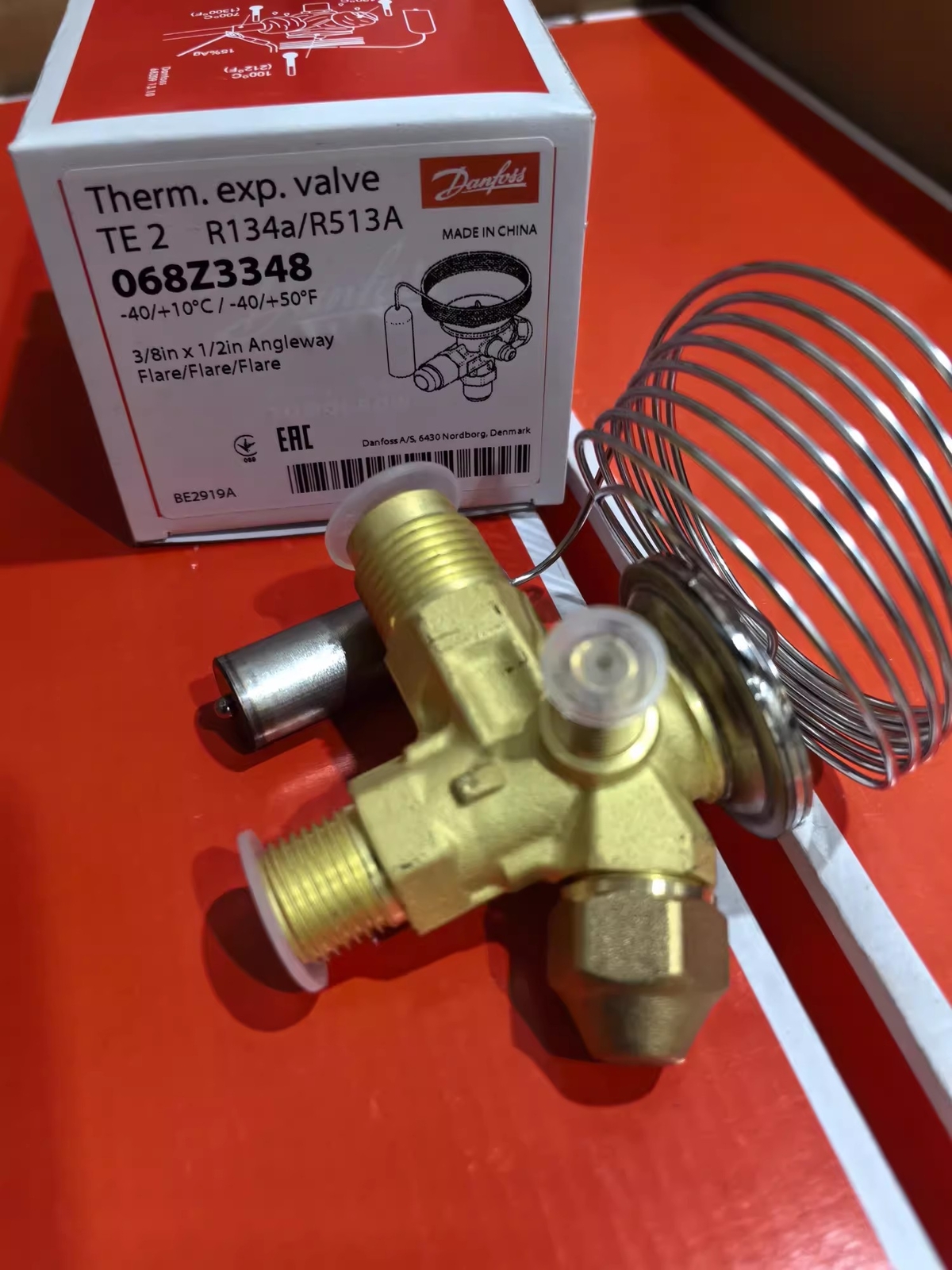 1pcs Danfoss Thermal Expansion Valve T2 068Z3346 R134A/R513A