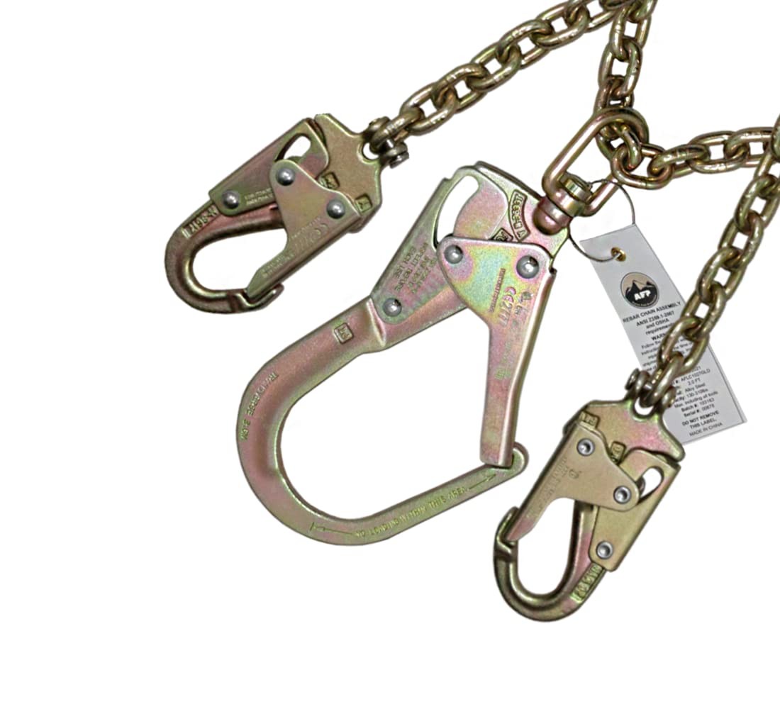 Afp Rebar Positioning Chain Assembly Swivel Hook Gold