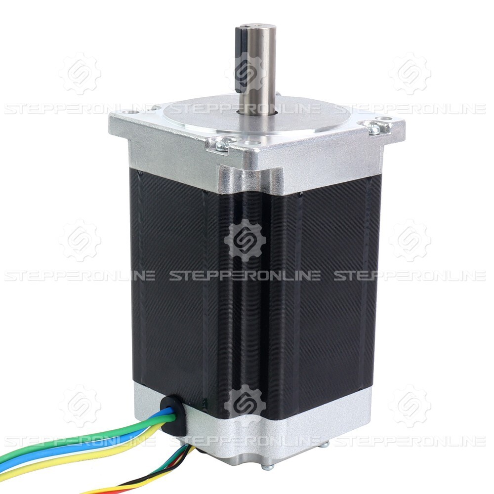 STEPPERONLINE Brushless DC Motor 48V 3000RPM 2.1Nm 660W Φ14mm 86BSA135-48-01
