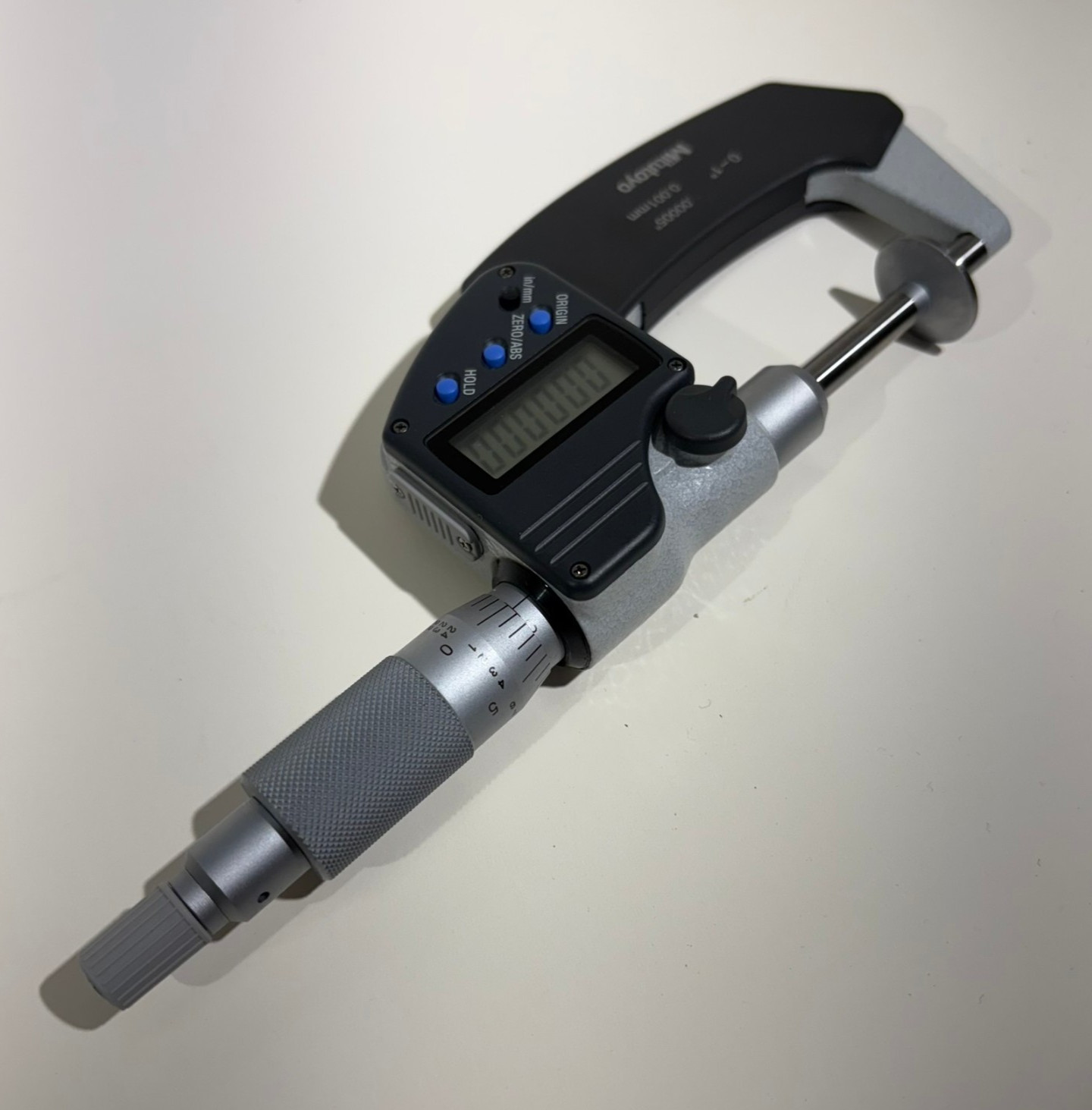 Mitutoyo 369-350-32 – Digimatic Disk N.R.S Micrometer 0″- 1″/25.4mm SPC IP65