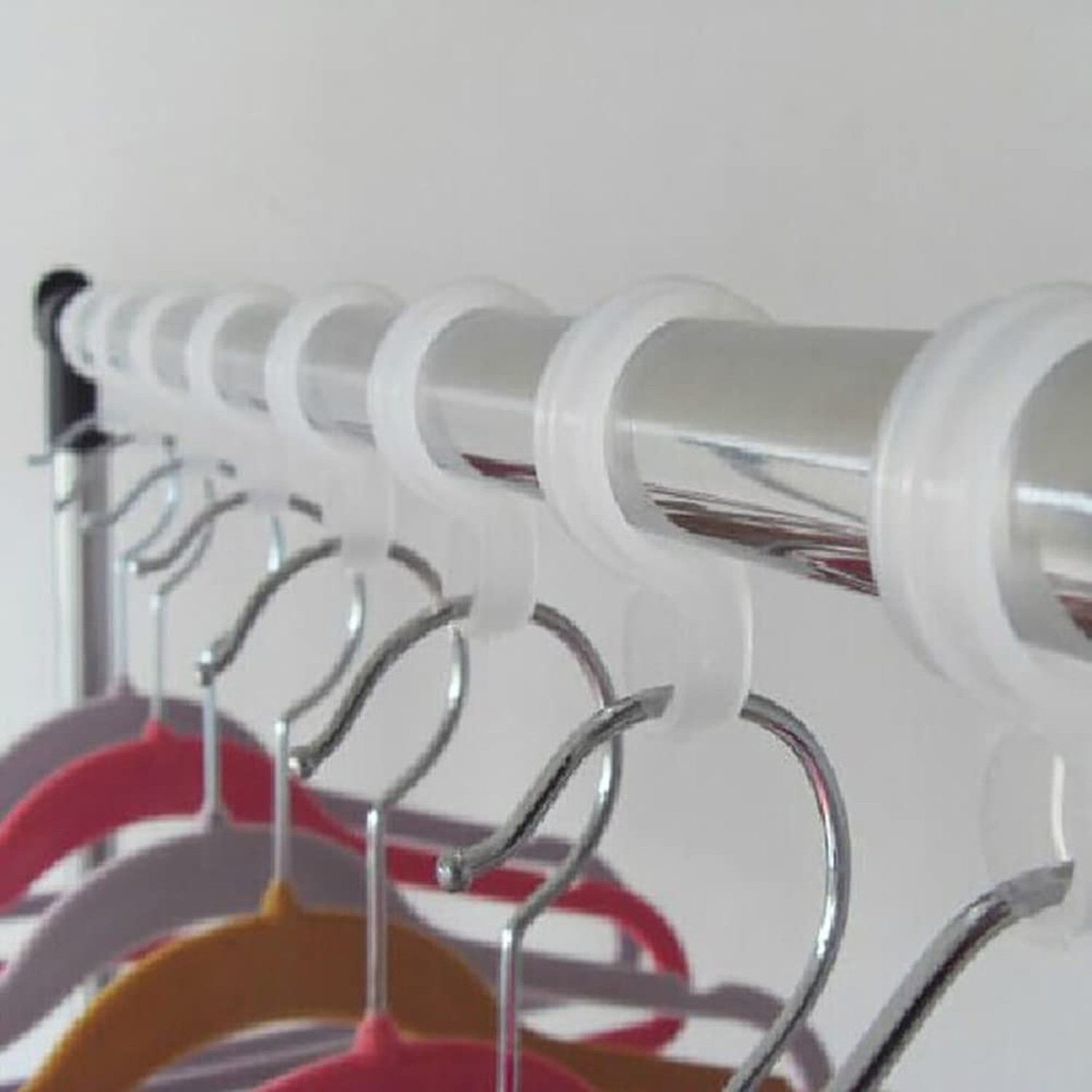 50 Pcs Plastic Windproof Hanger Hooks Clothes Hanger Buckle Clip Laundry Hang…