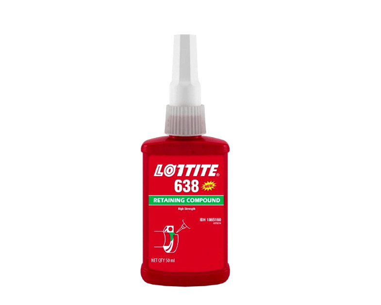Henkal Loktite 638 (50 ML) 2 Pcs High Strength Retaining Compound Green Color,