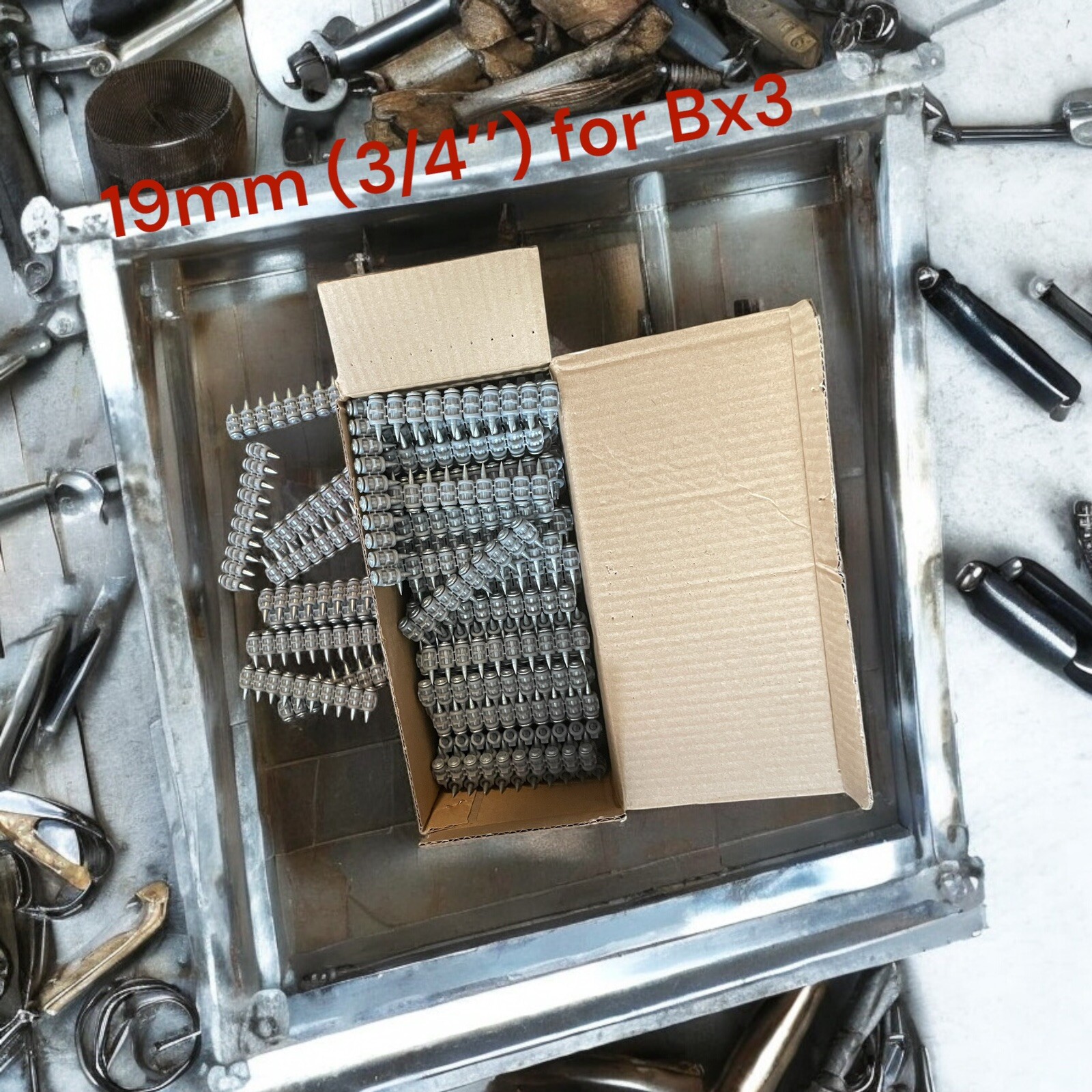 ¾″ Concrete Nails for Hilti Bx3 (19mm) -500x Pins For Hilti Bx3 Nails