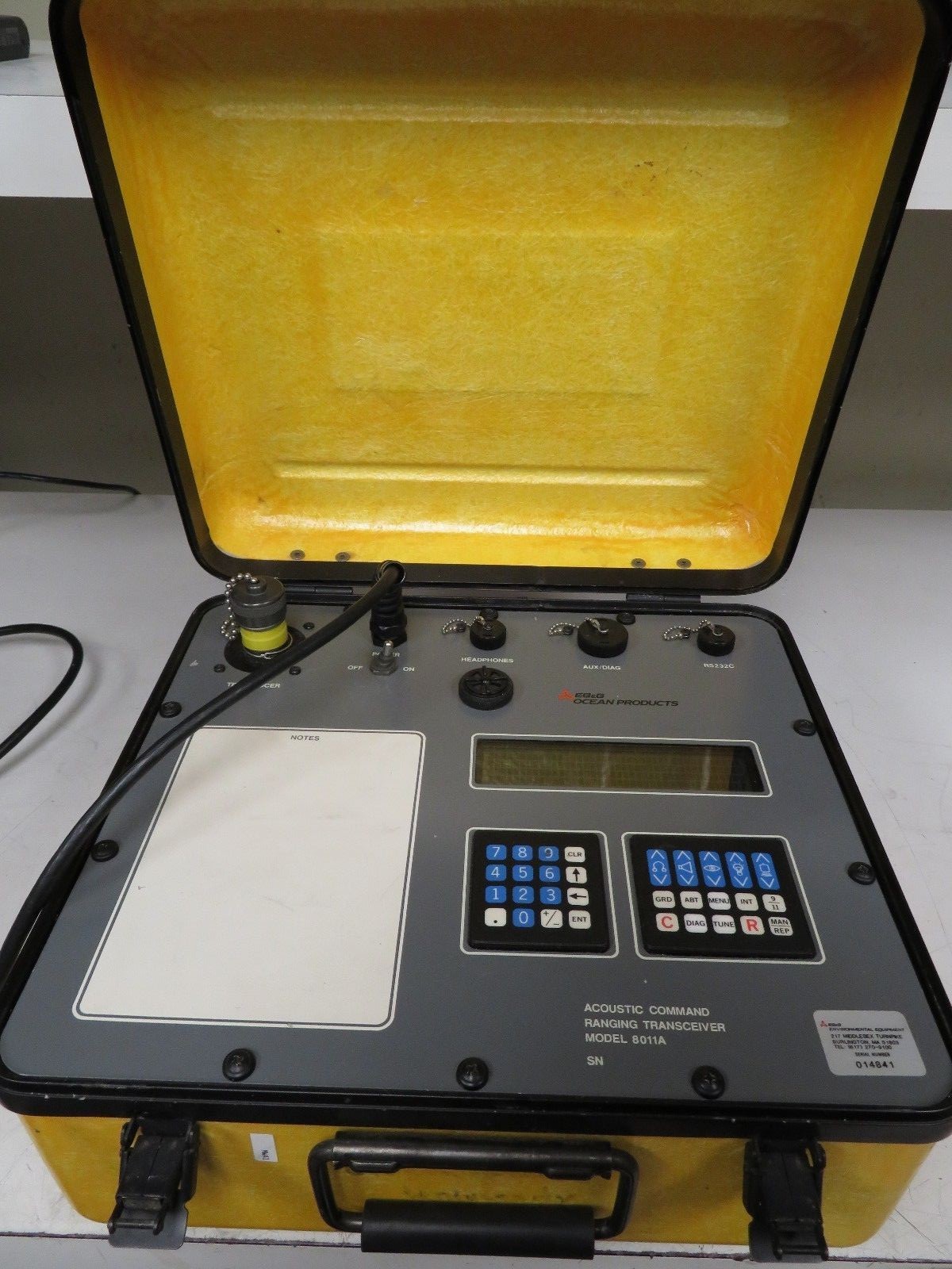 EG&G 8011A Acoustic Command Ranging Transceiver – MW41