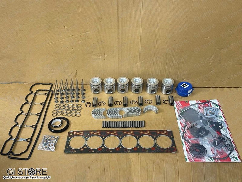Cummins REBUILD Kit w/ PISTONS MAINS RODS GASKETS 24V 5.9L VP44-98.5 – 02 OEM