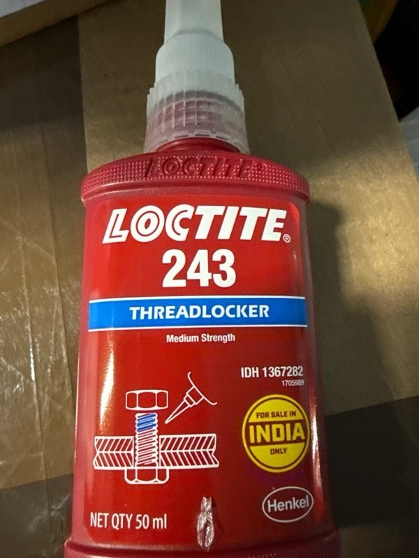 Henkel Loctite 243 Blue Medium Strength Threadlocker 50ML |USA STOCK