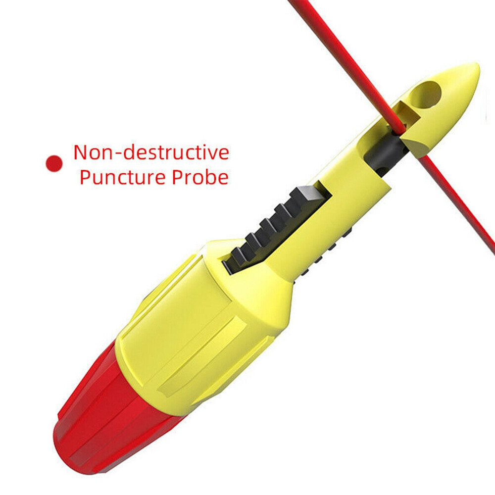 4PCS Automotive Repair Wire Piercing Puncture Probe Test Clip with 4mm Jack New