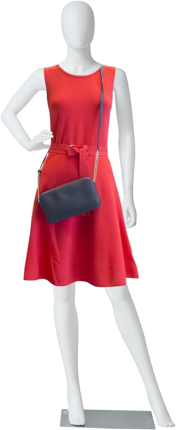 Two White Female Retail Display Mannequins Full Body Adjustable Boutique Store