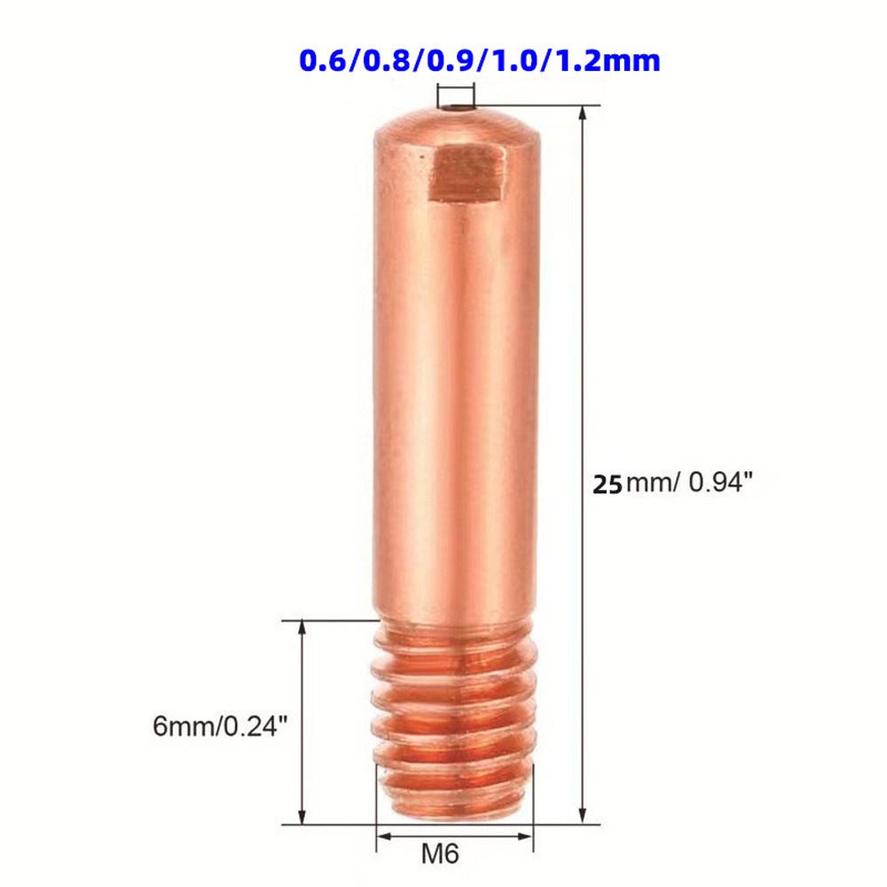 14PCS For MB15 15AK MIG Welding Gun Accessory Kit .030 Inch Contact Tip Nozzle