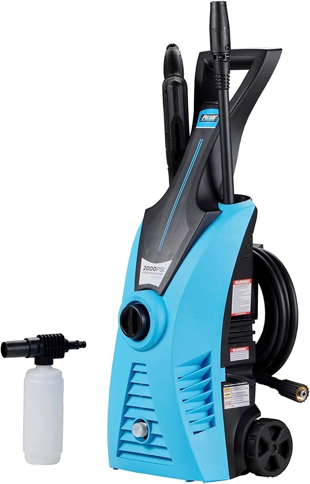 Pulsar PWE2001V Electric Portable High Pressure Washer, PSI 2000, Cleans Cars…