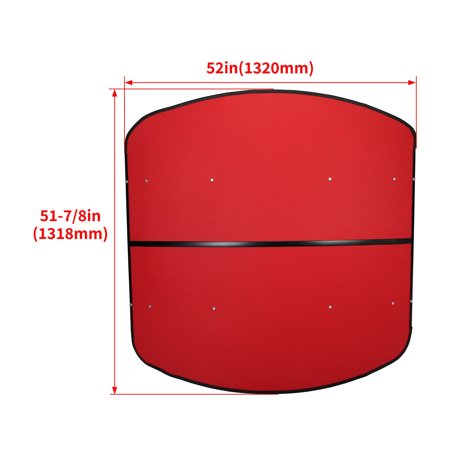 NEW Tuff Top Tractor Canopy Red For ROPS 52″ X 52″ w/ Mounting Accessories