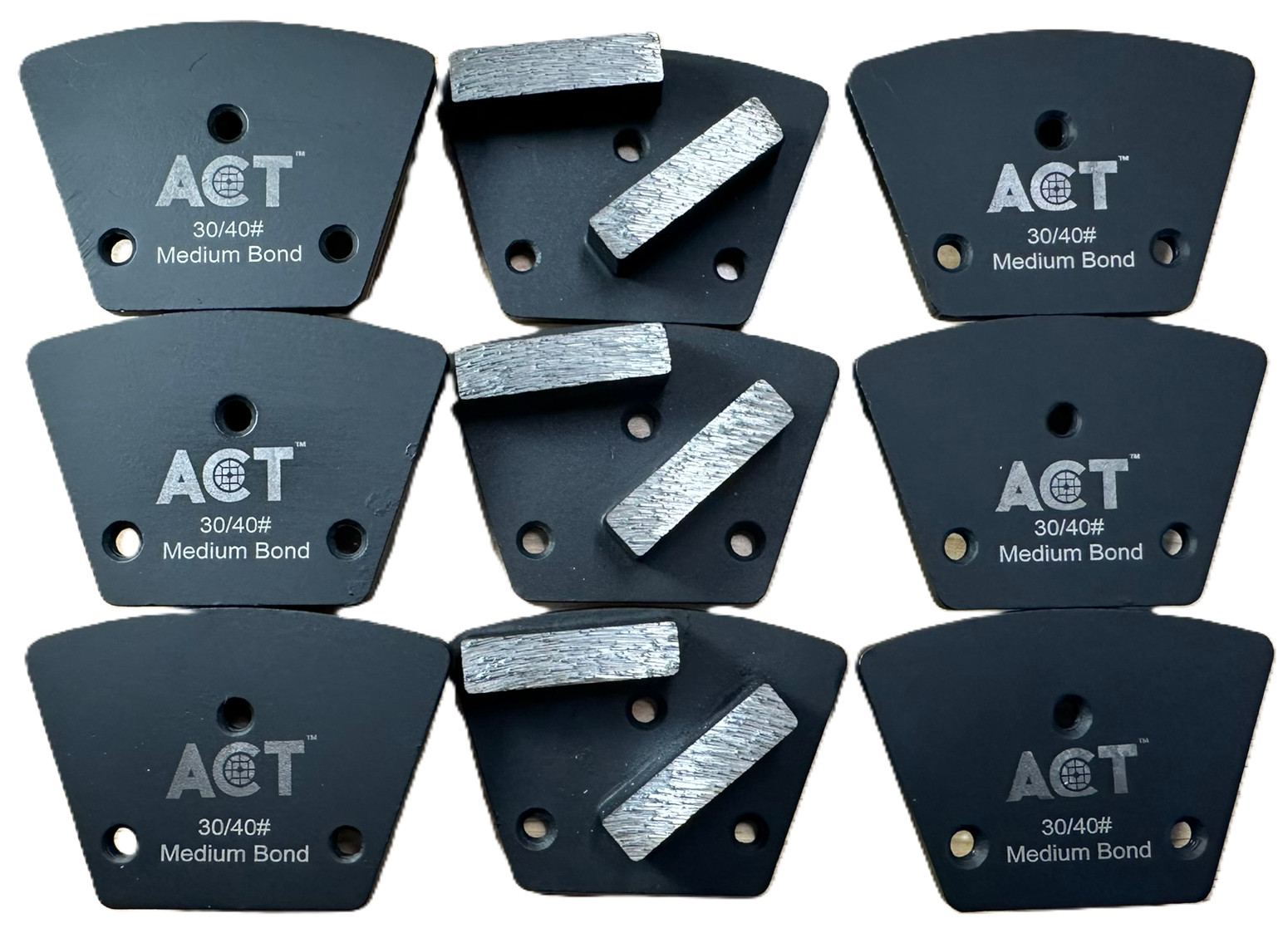Double Bar Metal Bond Diamond Tools 30/40-Grit – SASE Grinder Compatible (Set12)