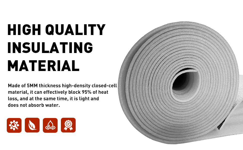 80″x40″ Premium Reflective Insulation Foam Thermal Panel Foam Core Material Mat