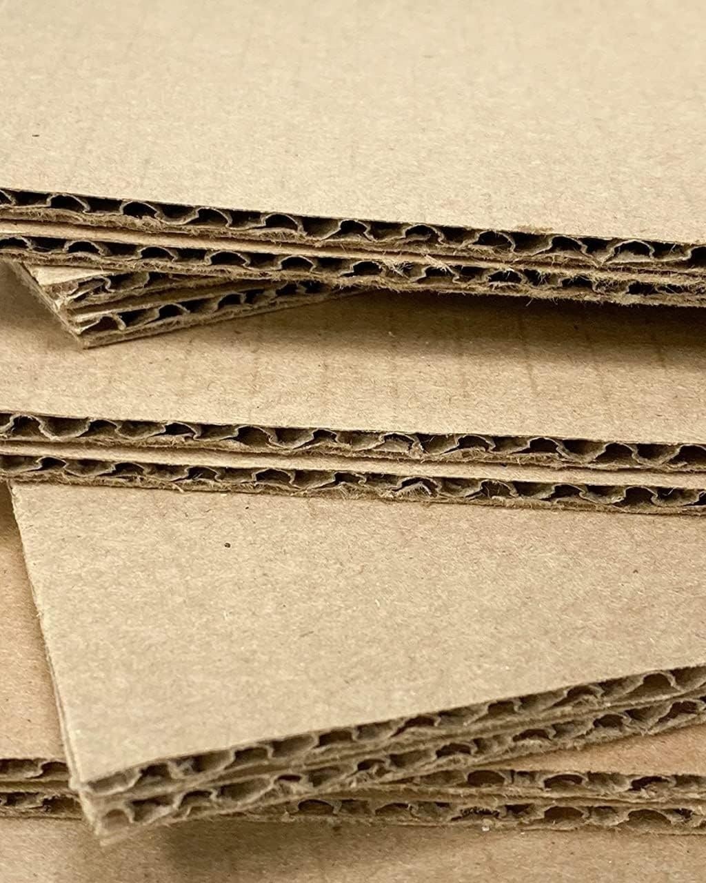 50 12.375×12.375 LP Cardboard Corrugated Pads Inserts Filler Sheet 12.375 x…