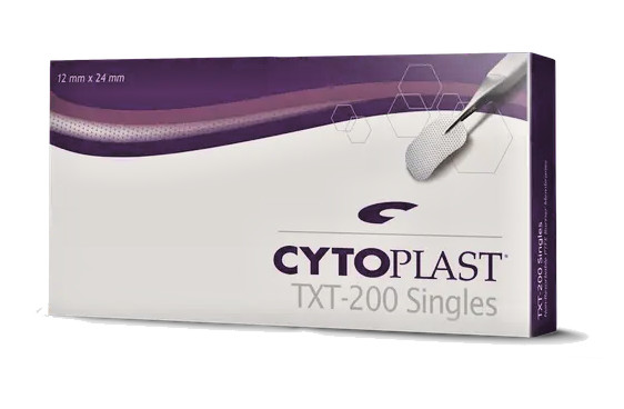 Single Cytoplast TXT-200 12mm X 24mm Non Resorbable Dental Membrane- Implants