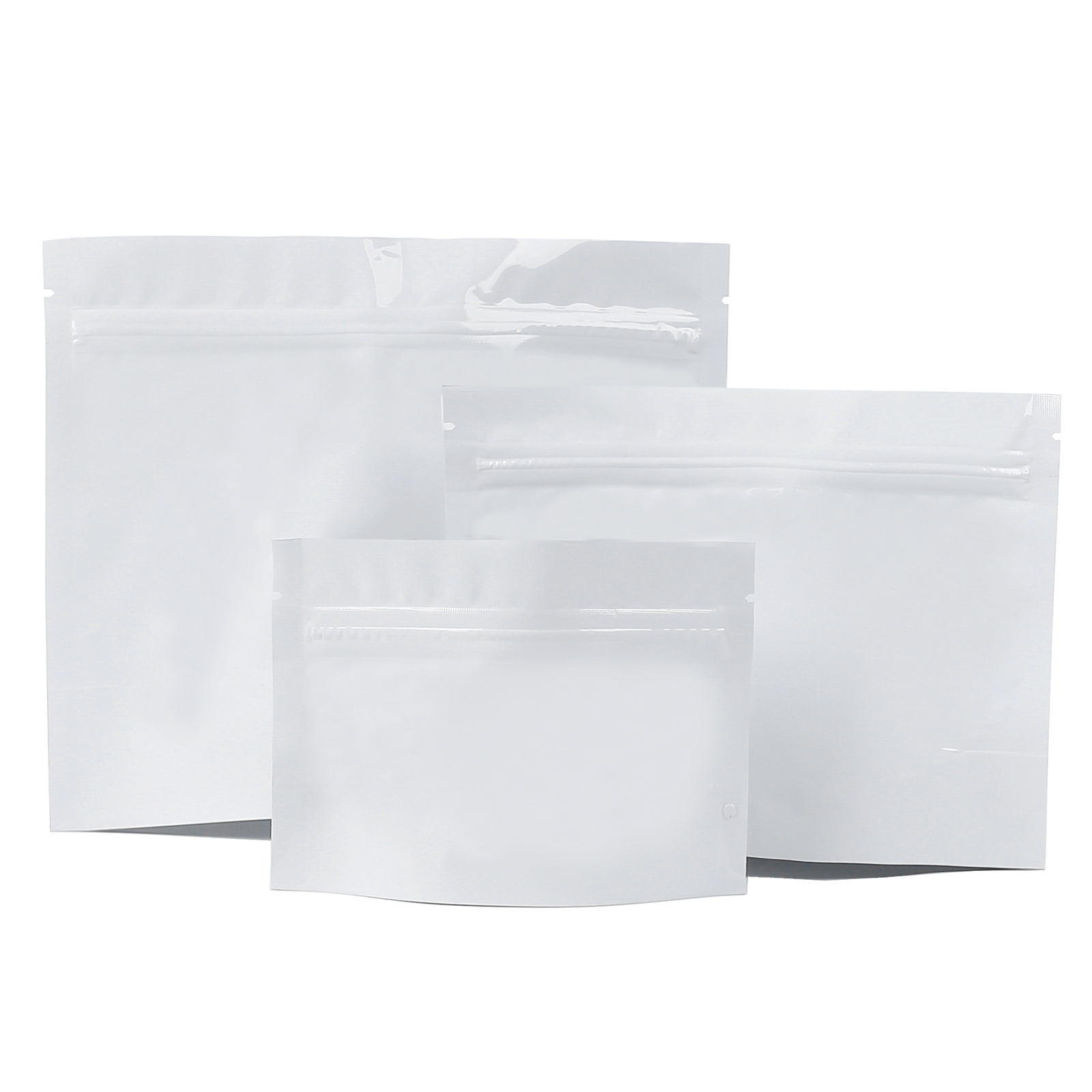 100 Mylar Jerky Bags, Resealable Foil Snack Bags, Food Safe Standing Zipper Bags