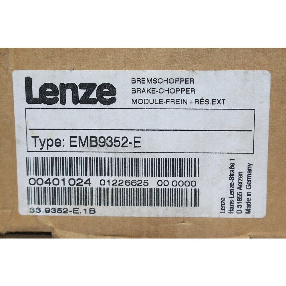 EMB9352-E 1PC New Sealed LENZE Inverter Braking Module EMB9352-E