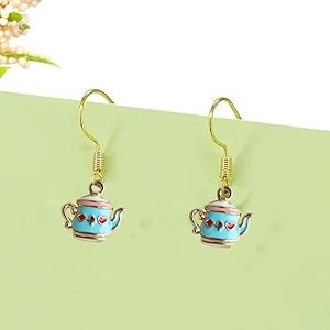 Creative Enamel Teapot Charms 30 Pcs Alloy Kettle Charms Coffee Tea Kettle Pot