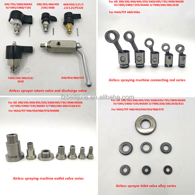 63:1 Factory direct sale Korea Pneumatic Airless Spray Pump Cylinder Liner