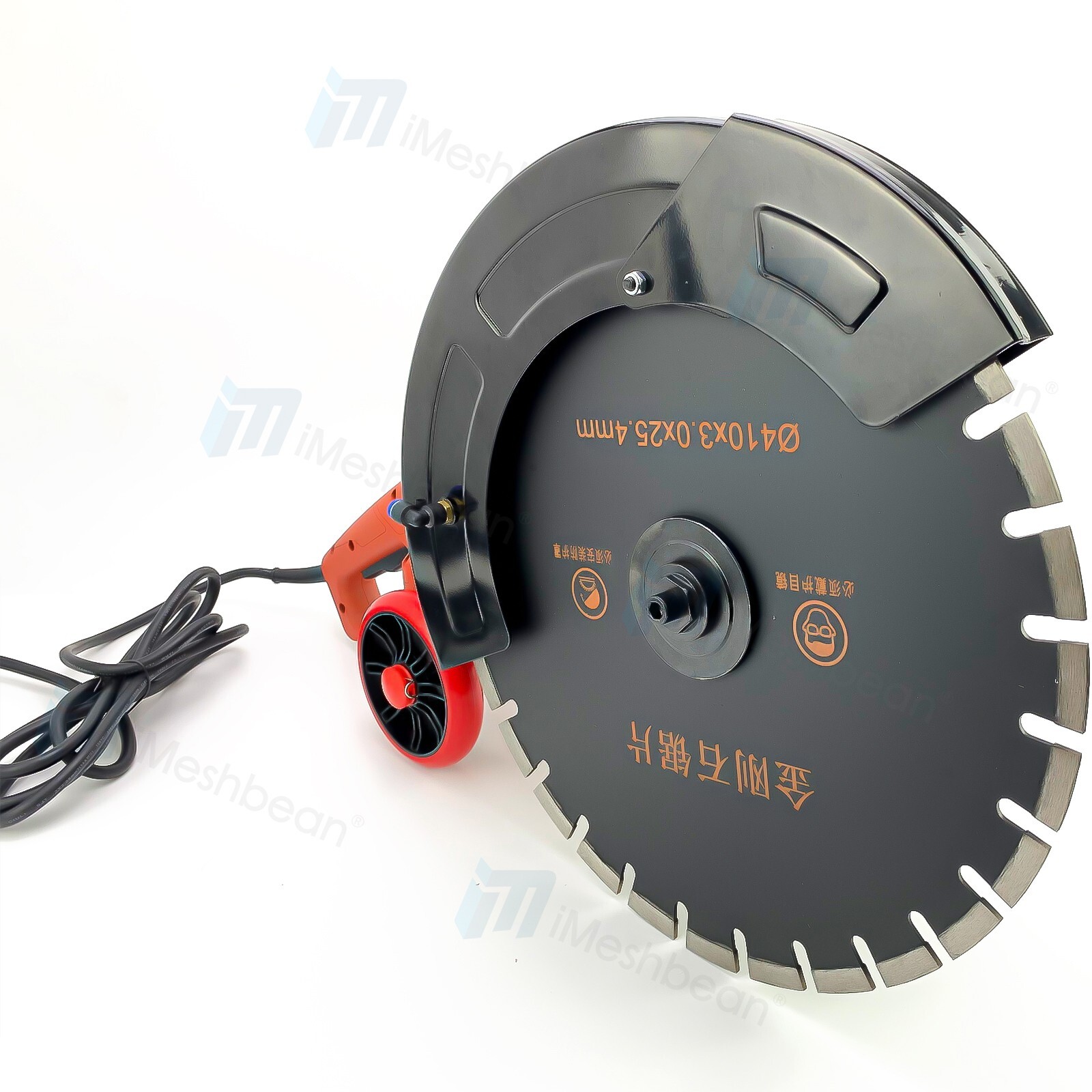 16” Electric Concrete Saw Wet/Dry Saw Cutter with Water Pump and Blade 3200W US