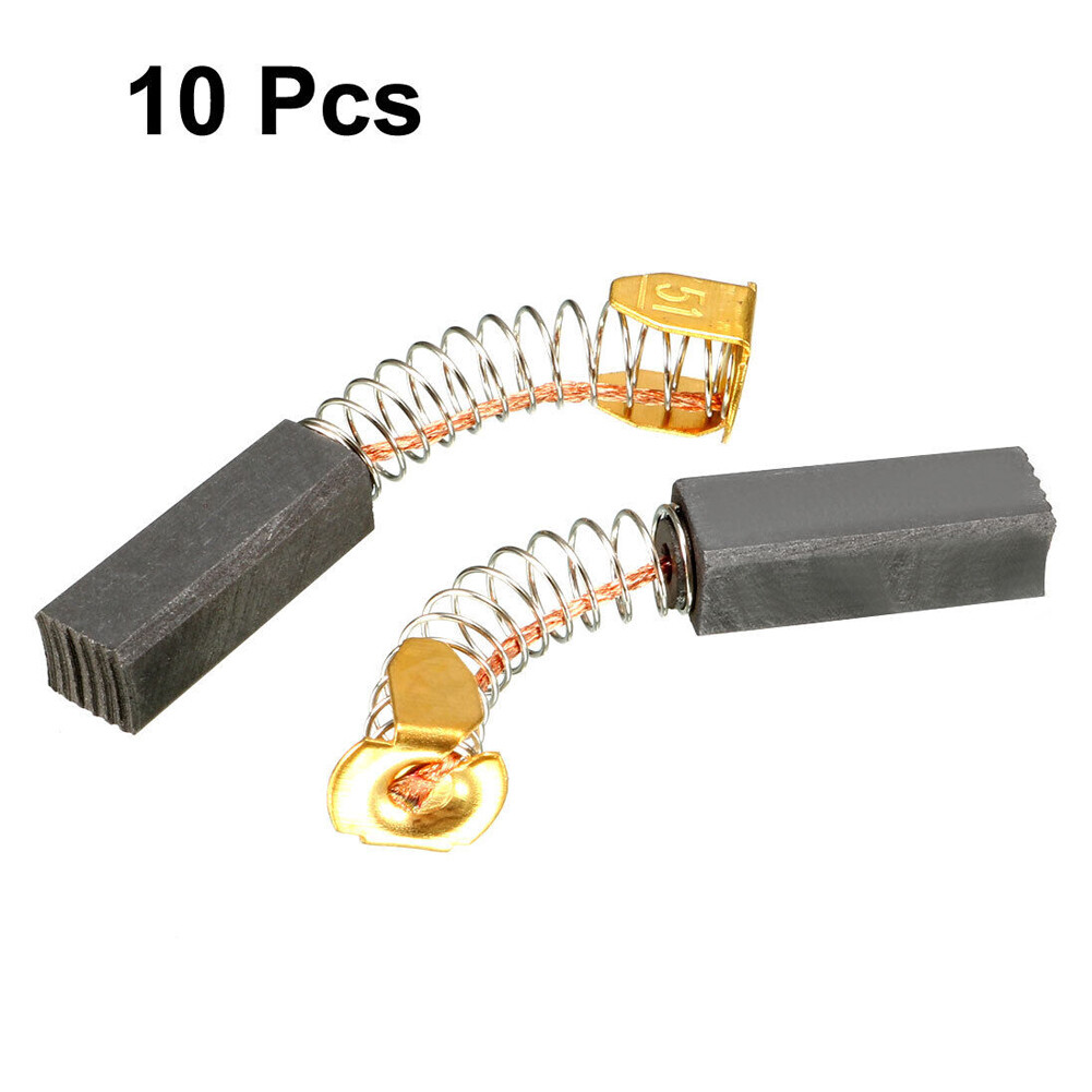 10pcs/Set Carbon Brushes For Electric Motors 20mm x 7mm x 6mm Replacement Part