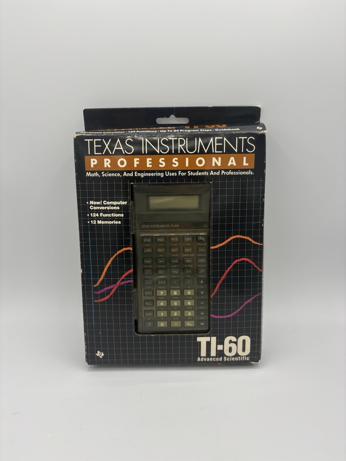 TEXAS INSTRUMENTS TI-60X NOB New Scientific Calculator Advanced Functions Italy