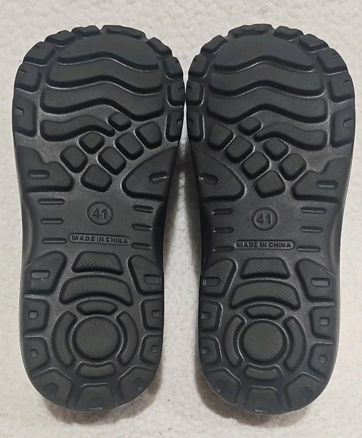 Armadillo Slip Resistant Black Work Clog Lightweight Waterproof Size 41