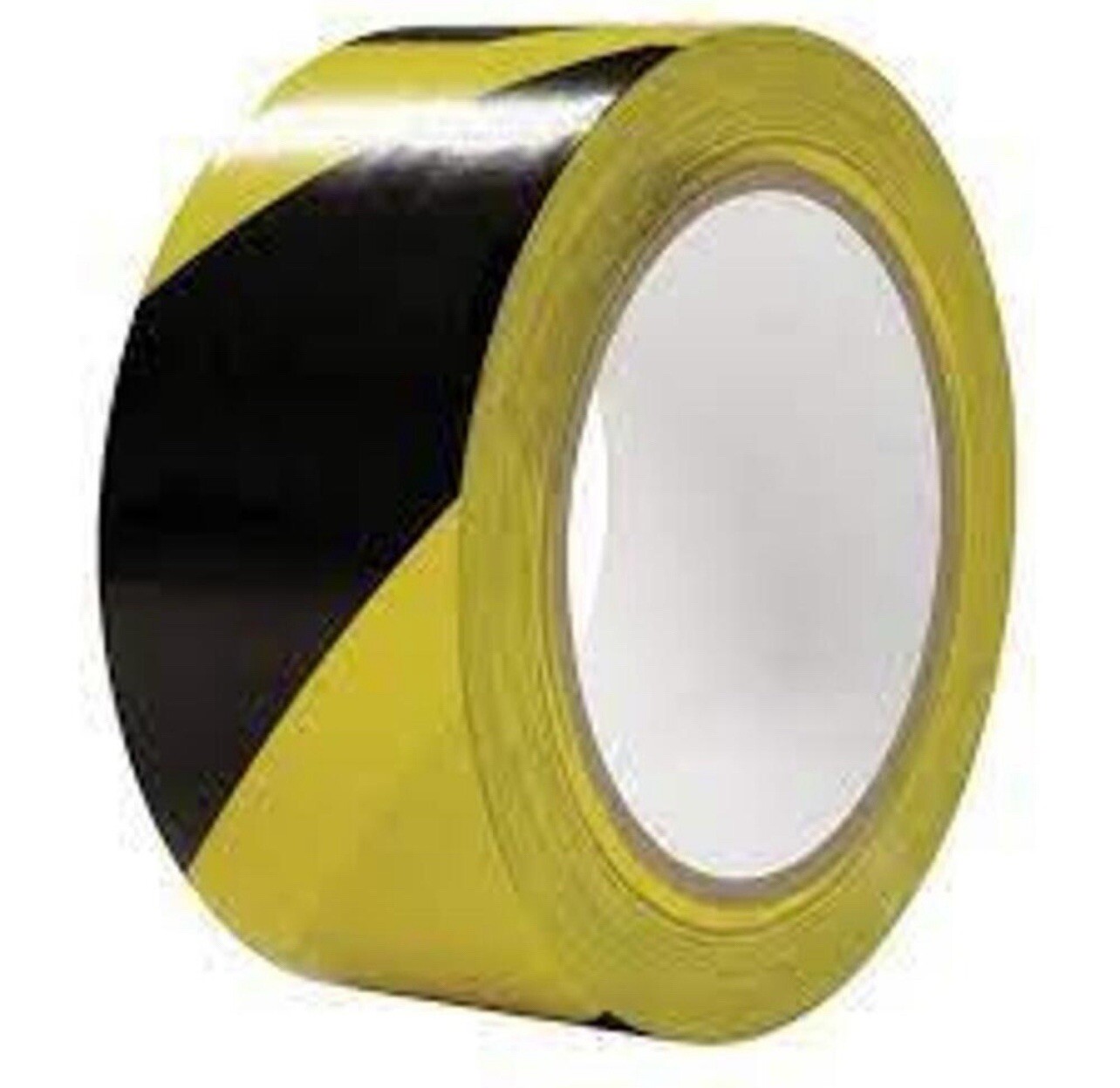 U-line Industrial Vinyl Safety Tape – 2″ x 36 yds, Yellow/Black