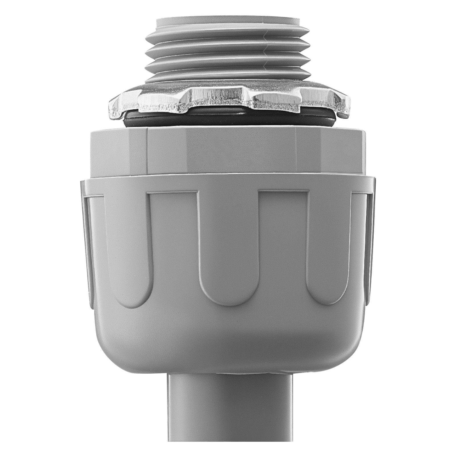 1/2 in 100 pcs Liquid Tight Connector Non-Metallic Conduit Fitting Connector
