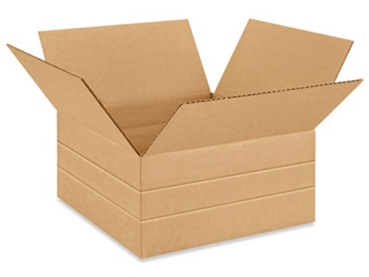 25 12 1/2 x12 1/2 x 6 MultiDepth Cardboard Record Mailer Shipping Box Boxes