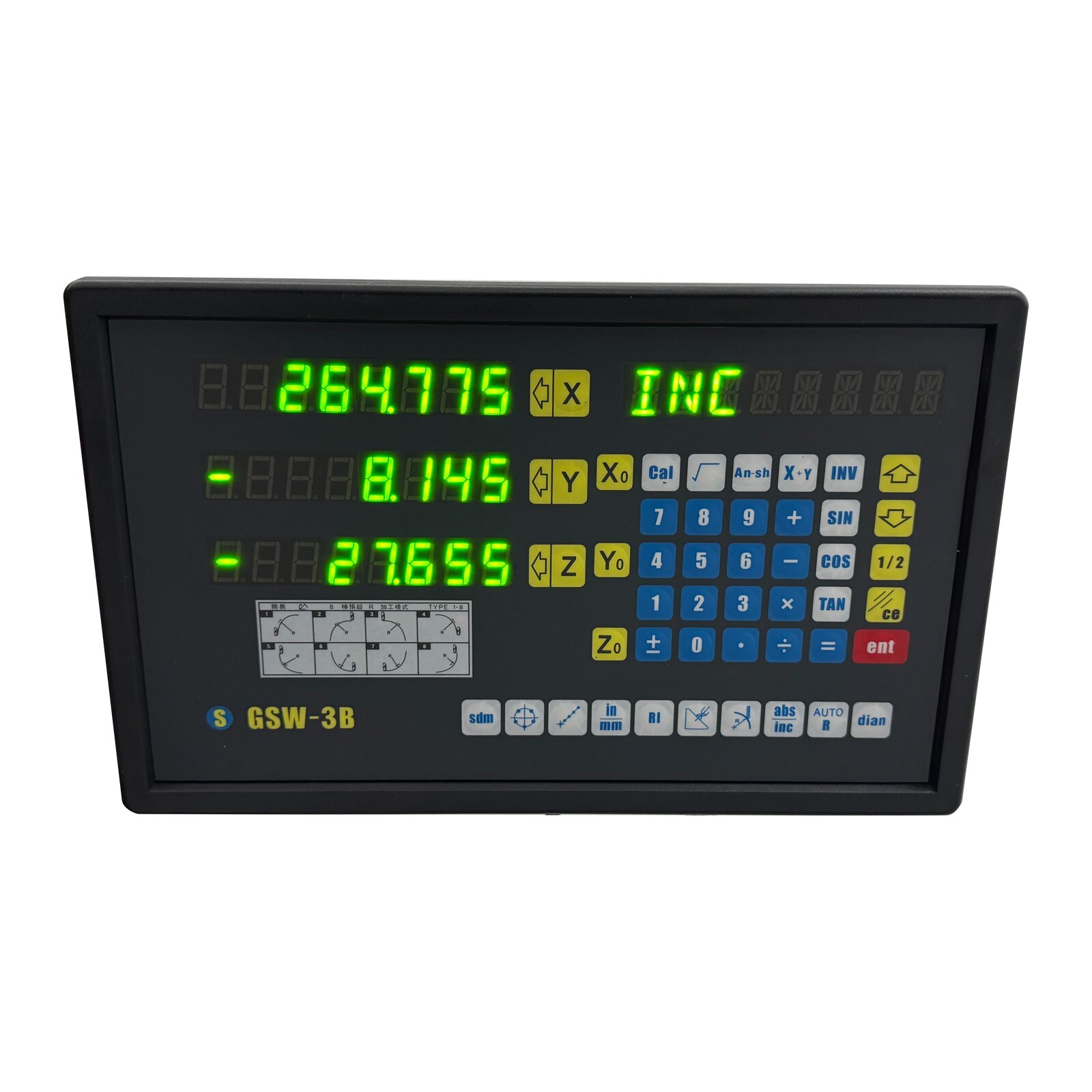 Precision Brushless Milling and Drilling Machine+Axis X Power Feed+Grating Ruler