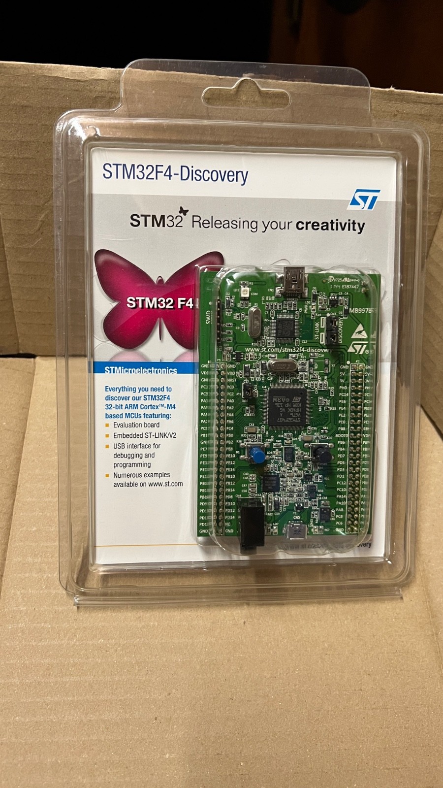STM Microelectronics STM32F4-Discovery 32-bit ARM Cortex M4