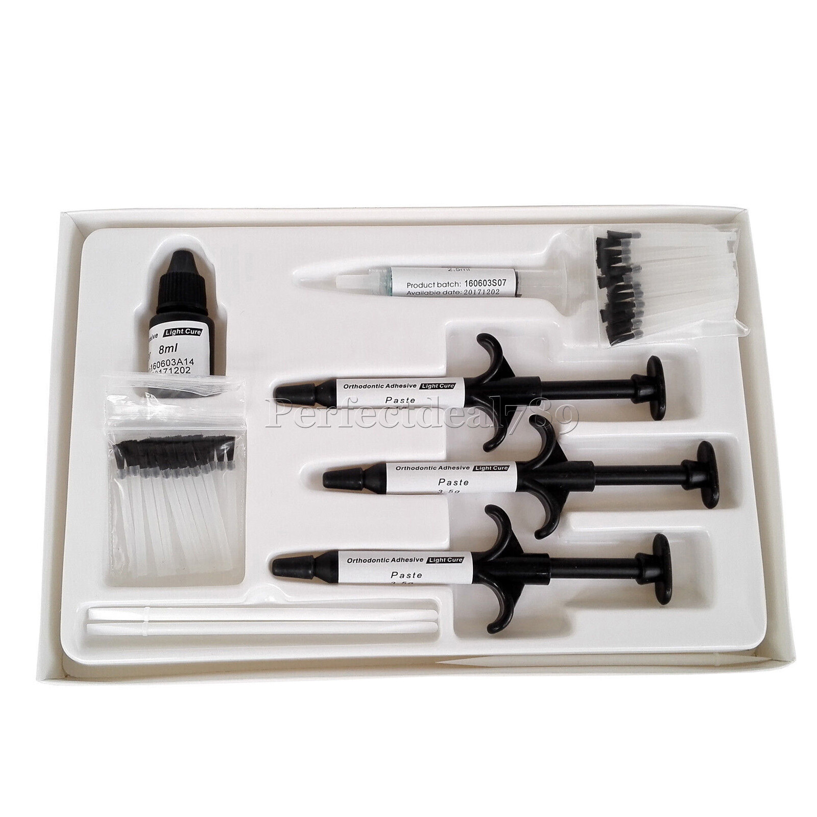 1 Kit Dental Orthodontic Light Cure Bonding System Bracket Braces Adhesive