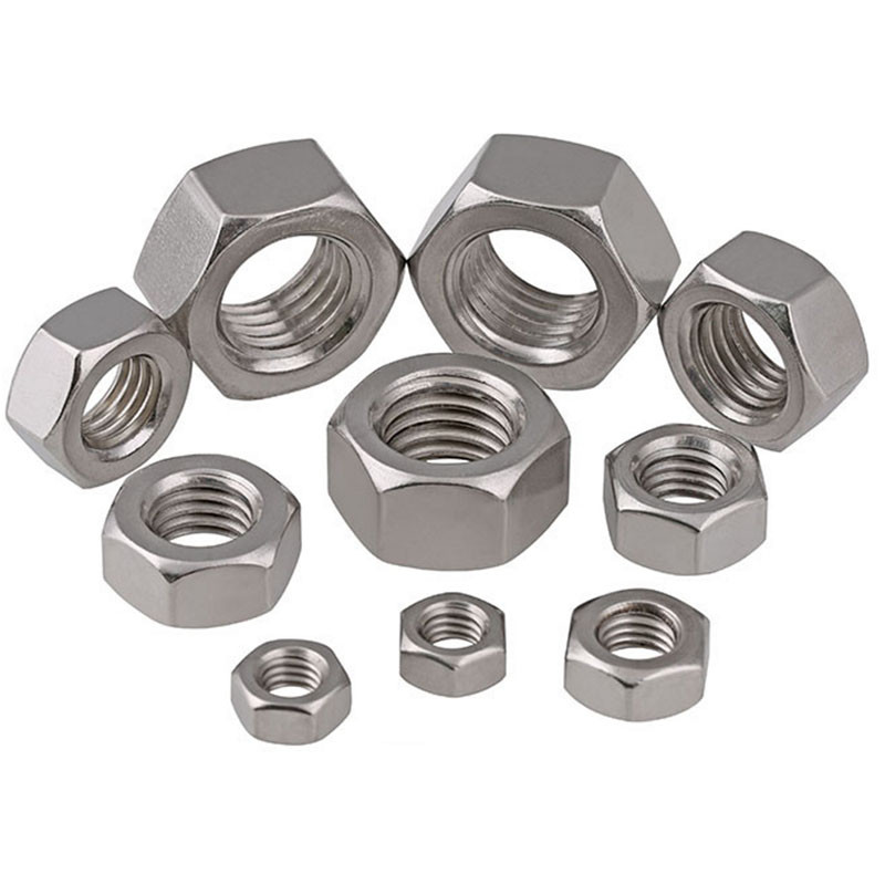 M2 M2.5 M3 M4 M5 M5 M8 M10 M12 M14-M24 DIN934 316 Stainless Steel Hex Nuts A4-70