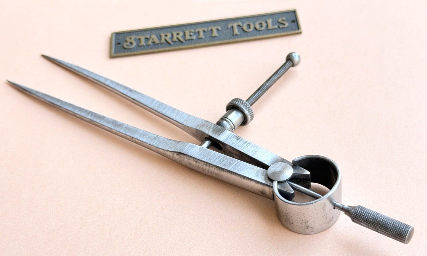 STARRETT No.77B-6 Fay Spring-Type Dividers W/Square Legs; 6.0” Size & Capacity.