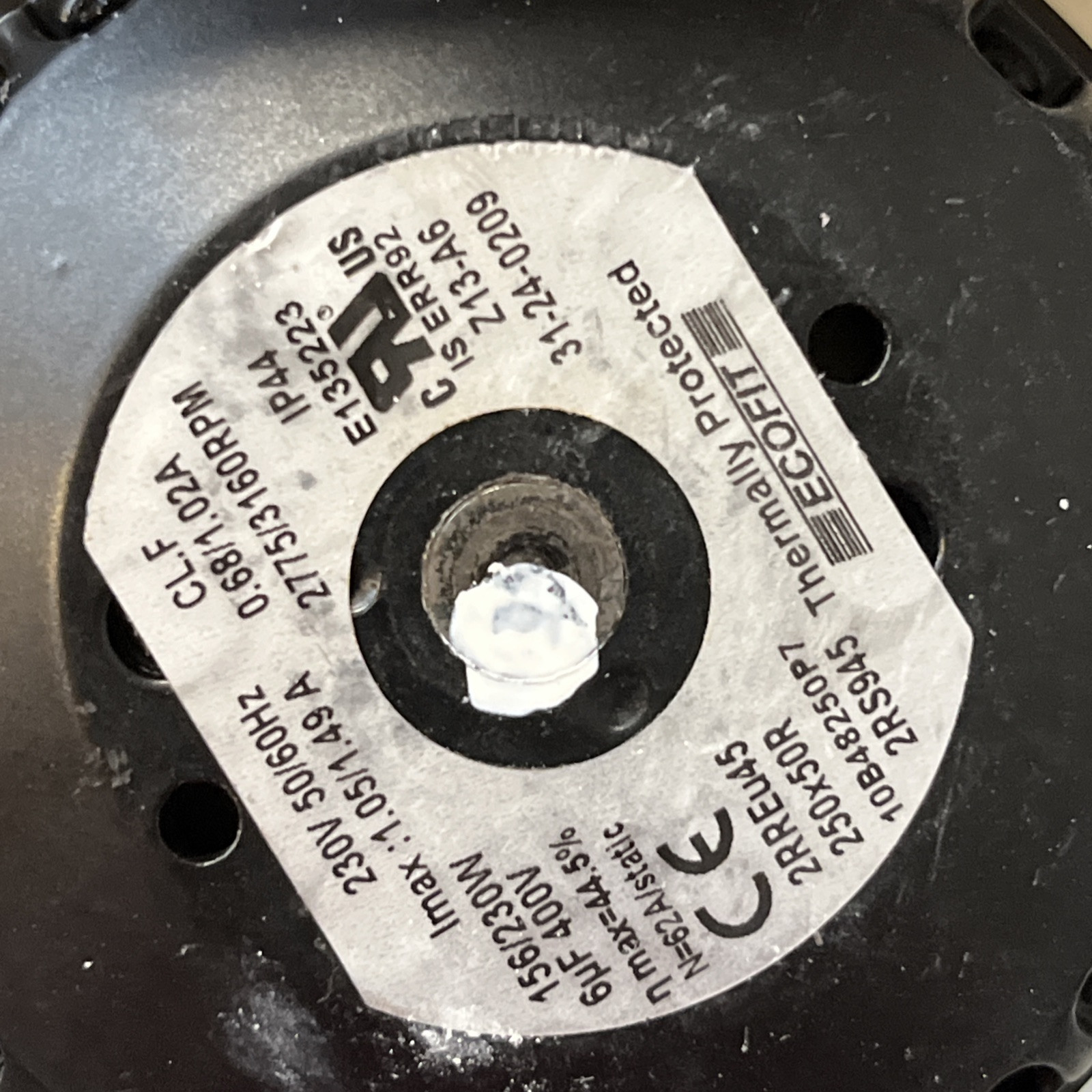 ECOFIT 2RREU45 Centrifugal Cooling Fan *** See Description**