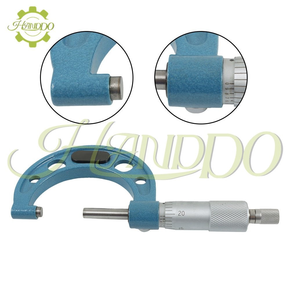 4 Pcs/Set 0-4″ Outside Micrometer Precision 0.0001″ Carbide Tipped New