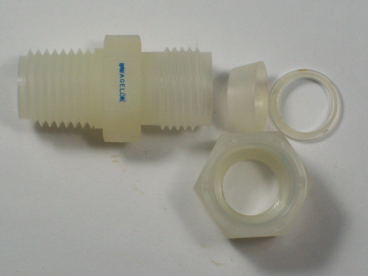 1- Swagelok Nylon Connector, 3/8″ OD Tube x 1/4″ Male NPT, NY-600-1-4
