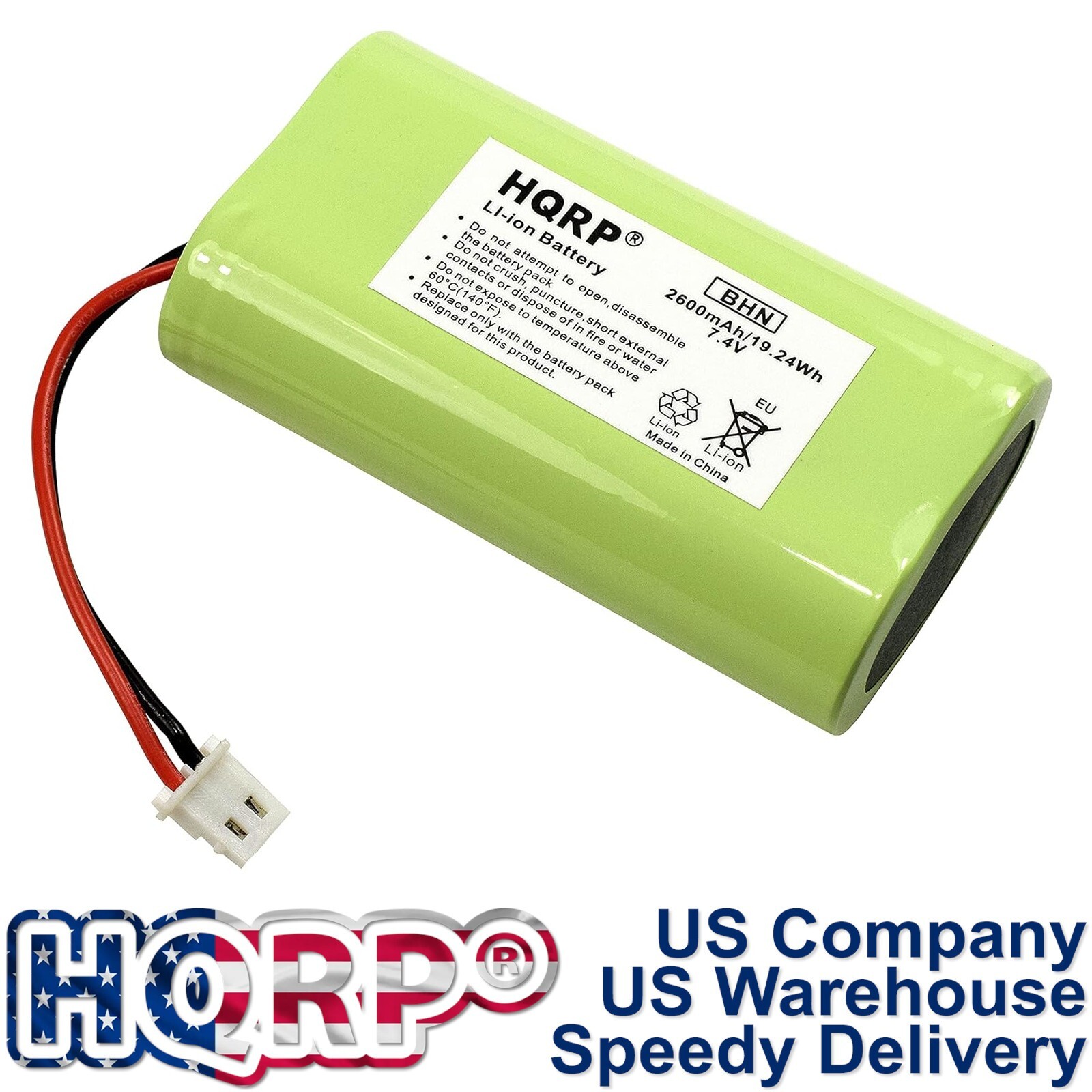 7.4V 2600mAh Replacement Battery for SurgiTel Eclipse EHL65 EHL-65 Battery Pack