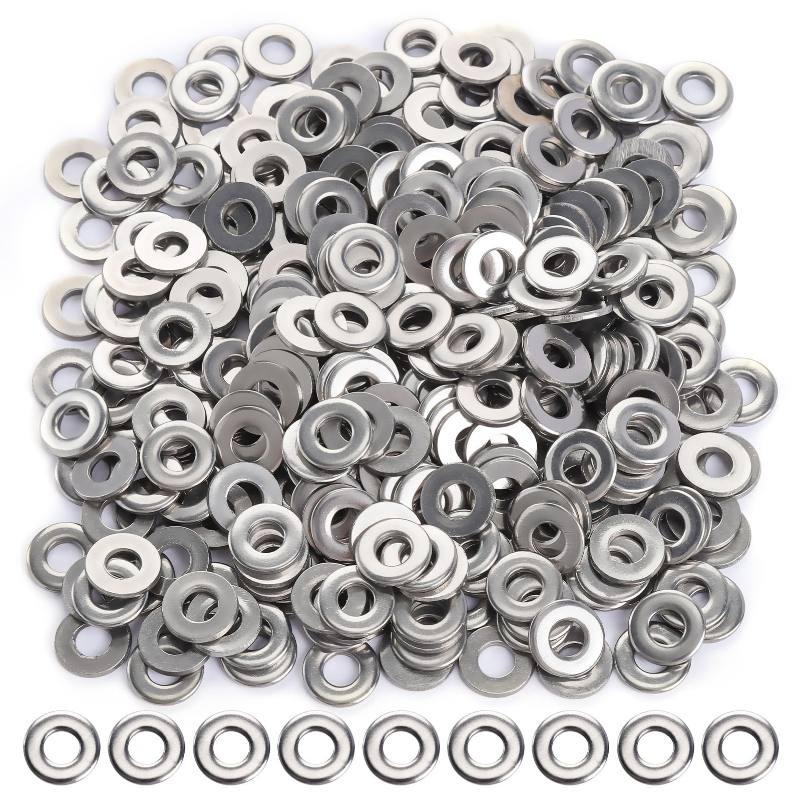 350 PCS 304 Stainless Steel POP Rivet Backup Washers Hardware Fits 3/16 Inch