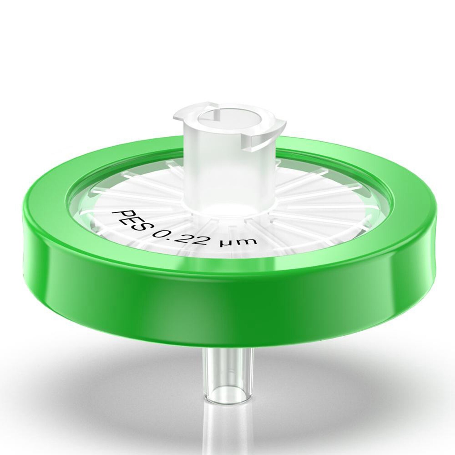 100PCS PES Syringe Needle Filter 25mm 0.22μm Disposable Hydrophilic Prefilter GC