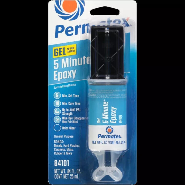 Permatex 84101 Perma Poxy 5 Minute General Purpose Epoxy 0.84 oz.
