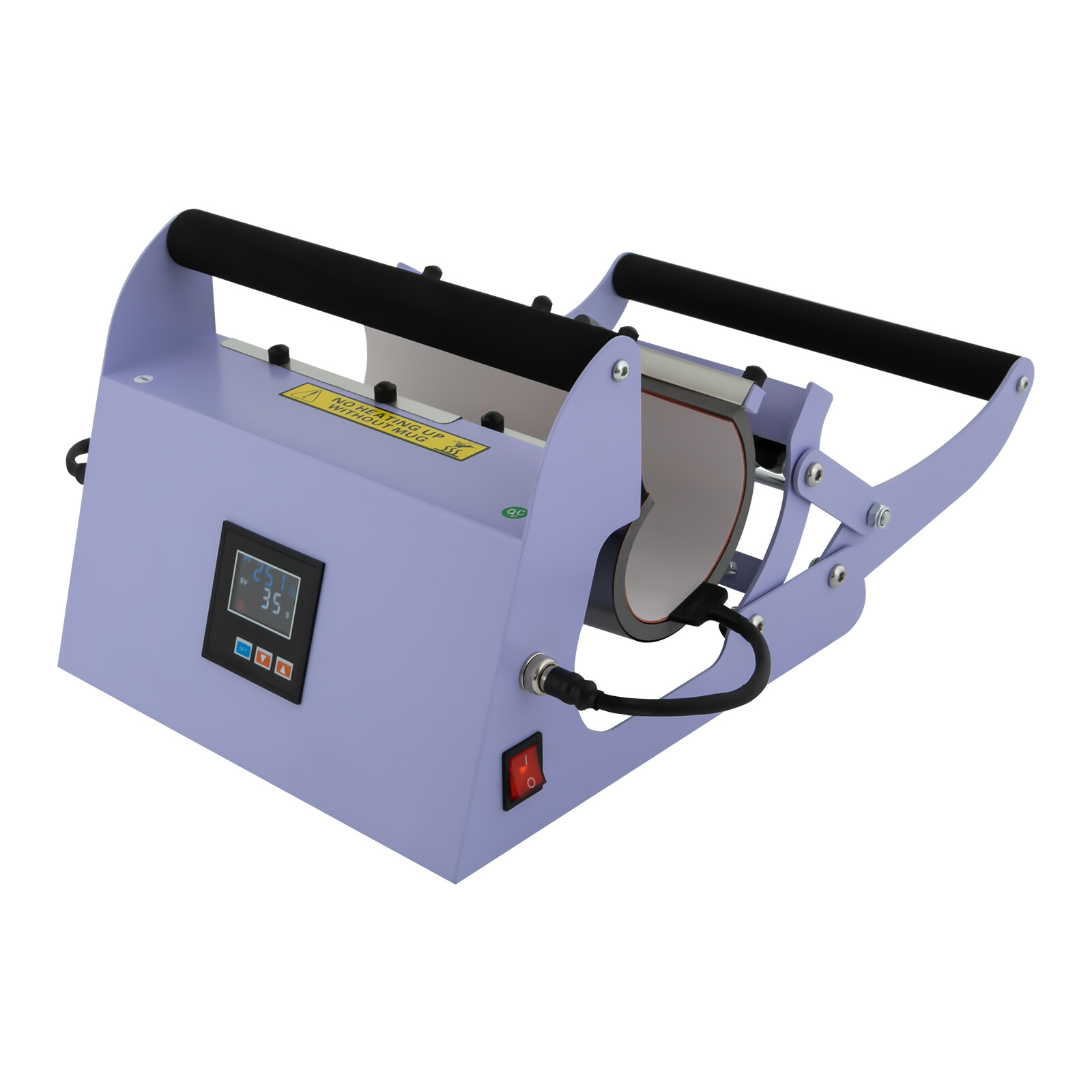 Car Cup Mug Press Heat Machine Tumbler Heat Press Machine Light Purple 500W