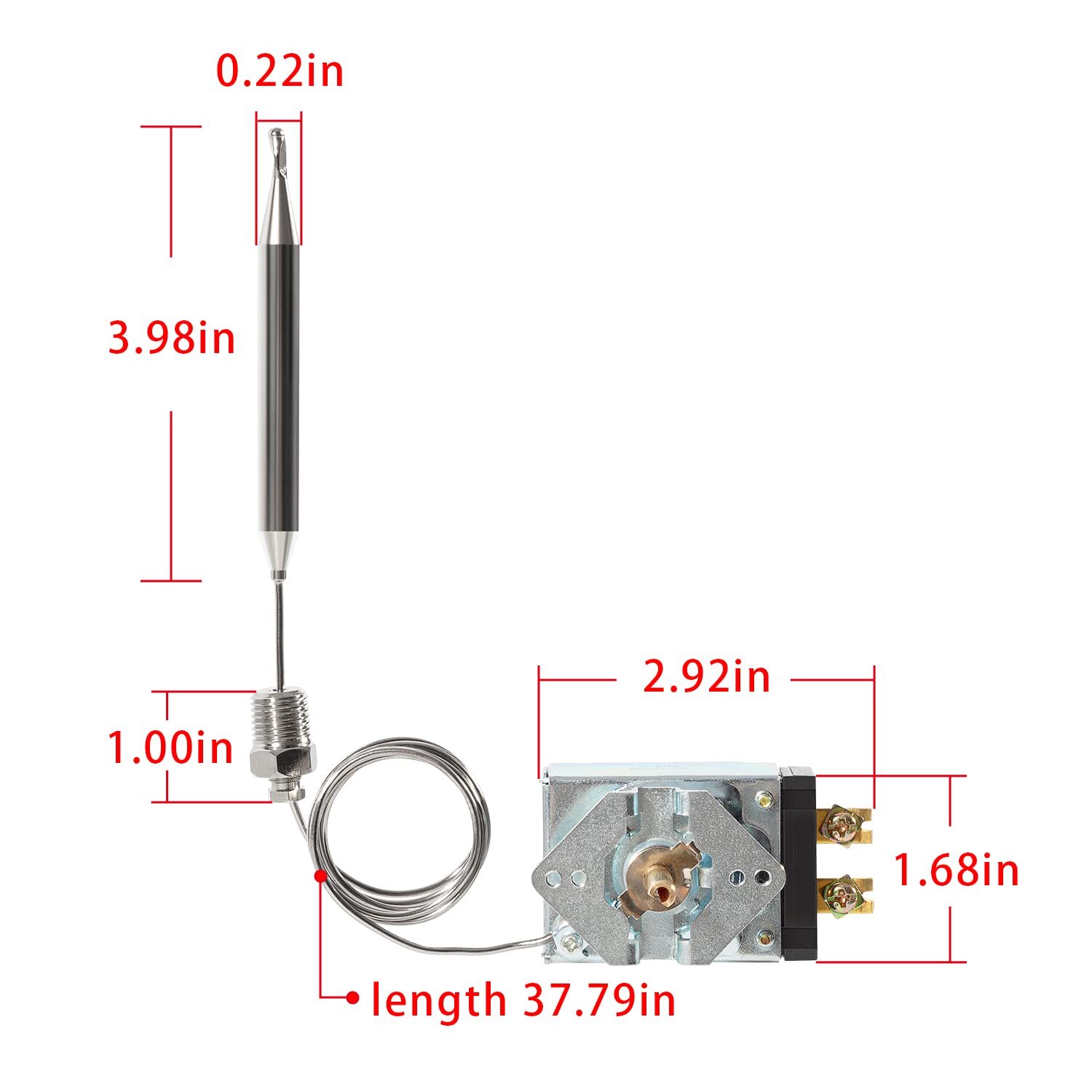 Fryer Thermostat Replace for Pitco 60125401 for Imperial, Dean, Blodgett Deep