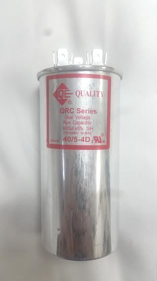 Motor Run Capacitor Dual 40+5mfd 40uf 40mfd 5uf 370VAC 440V Round Metallized