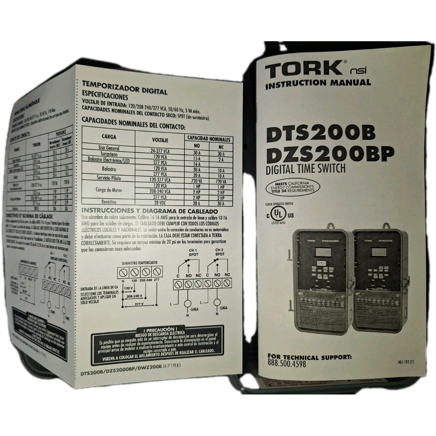TORK DZS200BP 2CH Timer, Astronomic Option w/ Portable Memory Module. FREE X-PRS