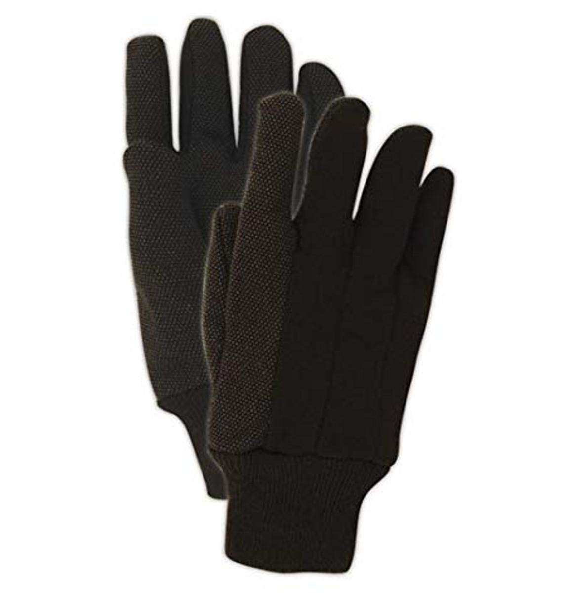 T92CP Multimaster PVC Dotted Jersey Gloves, Brown, 288 Pack, Large
