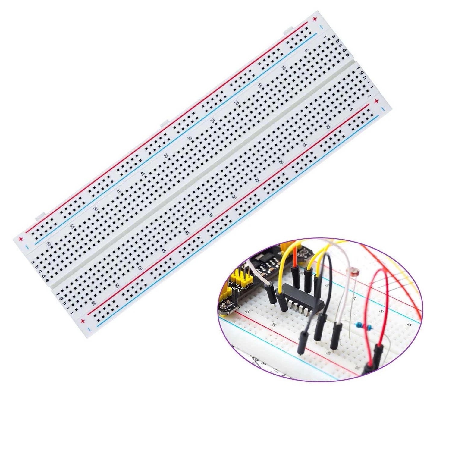 Electronics Component Basic Kit with 830 tie-points Breadboard Resist for UNO R3