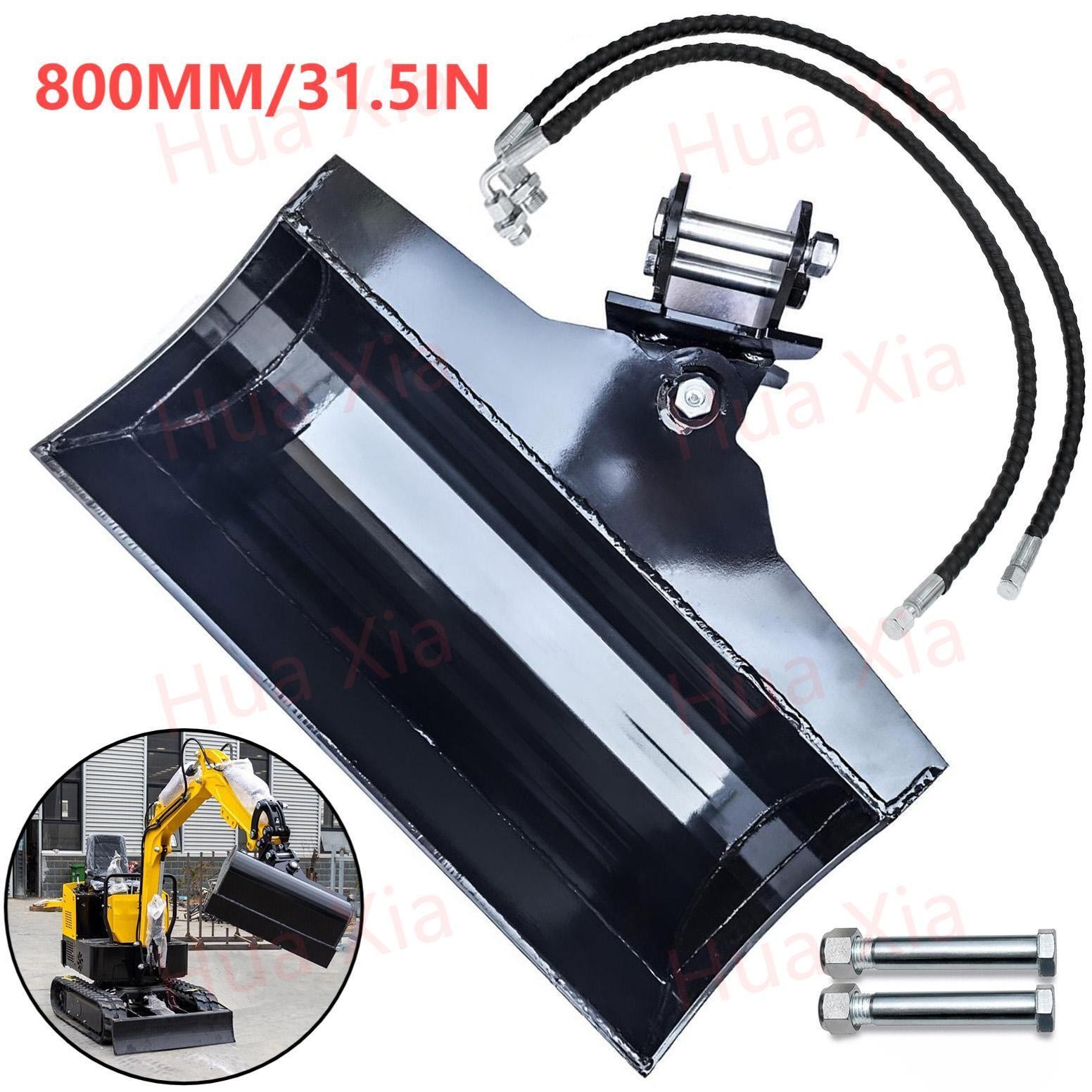 TYPHON 800mm Lengthen Tilting Bucket Attachment for 0.8T-2T Mini excavators.